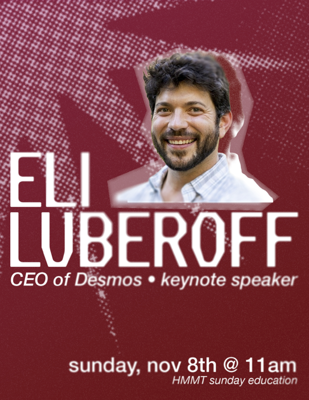 Sunday Keynote flyer: Eli Luberoff, CEO of Desmos